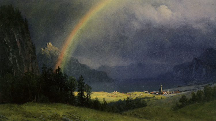 Albert Bierstadt Oil Painting After The Shower